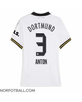 Billige Fotballdrakt Borussia Dortmund Waldemar Anton #3 Replika Tredjedrakt Dame 2024-25 Kortermet